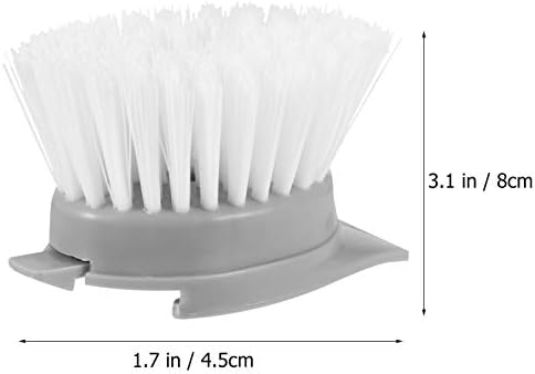 Escova de panela de cabilock pia de pia de pia de pia de reposição Cabeça 8pcs automática mais detergente pincel cabeçote