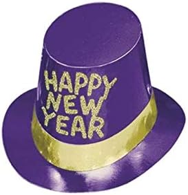 Beistle multicolor feliz ano novo Gold Glitter Hats-1 pc