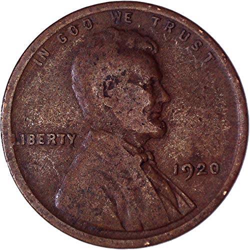 1920 Lincoln Wheat Cent 1C muito bom