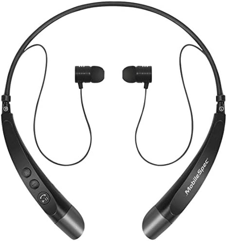 Mobile Spec MBS11181 Estéreo Bluetooth Wireless Headphones - Black