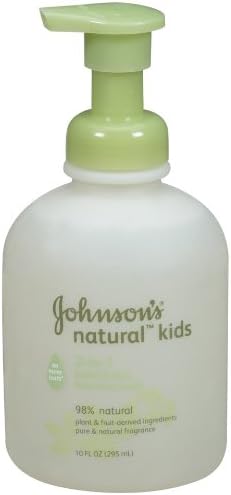 Cleanser de 2 em 1 de mão/rosto de Johnson's Johnson de Johnson 10oz, 10 onças