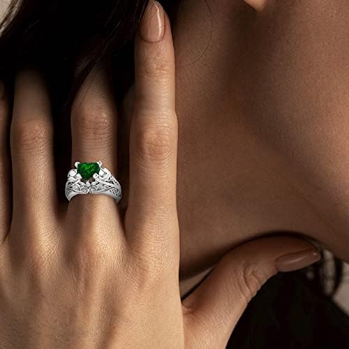 2023 novas mulheres anel colorido de jóias de casamento colorido Tamanho da liga de jóias 610 Anel de sinete preenchido pelo dedo presente