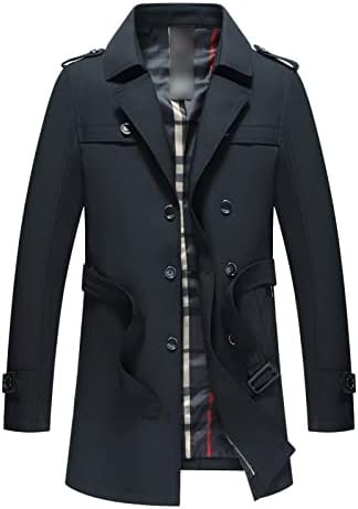 Casual casual casual casaco casual casual jaqueta de windbreaker inverno elegante sobretudo com cinto