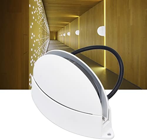 Urbery LED Window Sill Light, design de 180 ° luminoso, suave sem deslumbrante, quente e romântico, adicionando sentimento artístico, luz de parede semicircular para pátio, cozinha, corredor