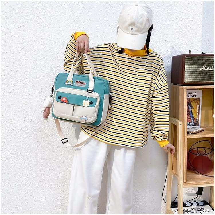 Bolsas de mochila Kawaii Backpack para a escola, mochilas estéticas laptop multifuncional ITA japonês para garotas adolescentes