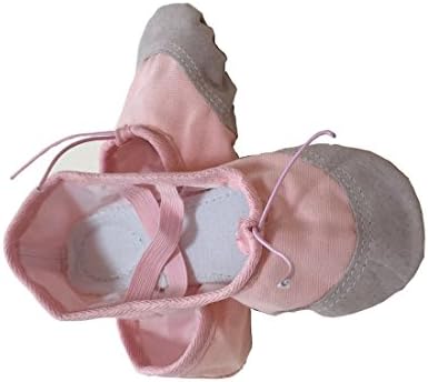 Garotas infantils teats split-sole fitness elástico de dança de balé sapatos de ginástica size23-35