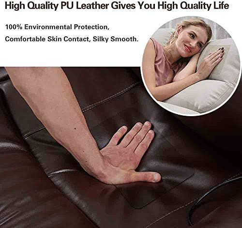 Reparo de couro Repanstêmetros de couro auto-adesivo para sofá, móveis, sofás, bolsa 19x50 polegadas, roxo claro