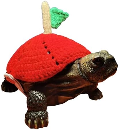 Sweater for Turtle - suéter de tartaruga de malha quente de inverno feita com tira ajustável Aparel de tartaruga de camisola de pequenos animais para Fantas de Cosplay de Festa de Halloween de Natal