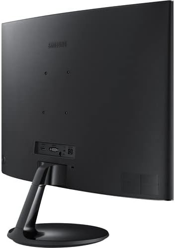 Samsung CF390 27 16: 9 LCD curvado FHD 1920x1080 Monitor preto de desktop curvado para multimídia, pessoal, negócios, HDMI, VGA, VESA Montable, Modo Eye Saver & Flicker Free Technology