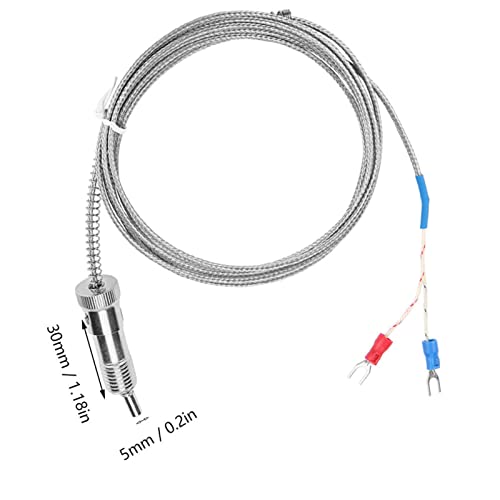 Termopar a alta temperatura, sensores de temperatura sensores sensores Termopar o cabo de termos de termopares do tipo K TermoCouple Termocouple Sensor Fio 1 m/2 m/3 m/4 m/5 m