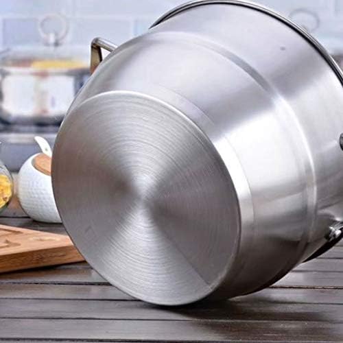 Pan de leite de aço inoxidável mgwye - Pan multifuncional com alça única e projeto binaural, utensílios de cozinha doméstica