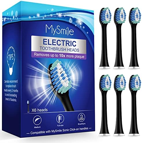Mysmile Electric Toothbrush Heads, 6 pacotes