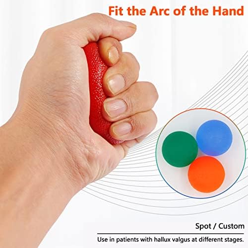 Bolas de alívio do STRSS, espremer bolas de estresse, bolas de mão para artrite mão, dedo, fortalecimento do aperto e alívio