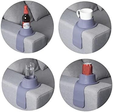 Sofá de 2pc Solder - Água o suporte de bebida de silicone do portador de silicone final para o sofá ou sofá do organizador