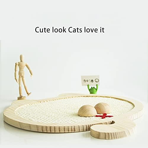 Peggy Kitten Novo Sisal Cat Board Placa pode ser colada com brinquedos de gato de pata de gato de vidro brinquedos de gato