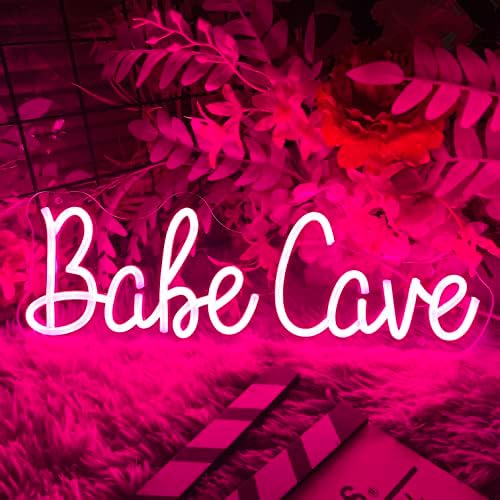 Babe Cave Néon sinal rosa led sinais de luz de neon para decoração de parede decoração usb decoração de decoração