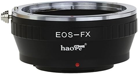 Adaptador de montagem da lente HAOGE para lente de cânone Eos EF EF-S para Fujifilm Fuji X FX Mount Camera, como X-A2
