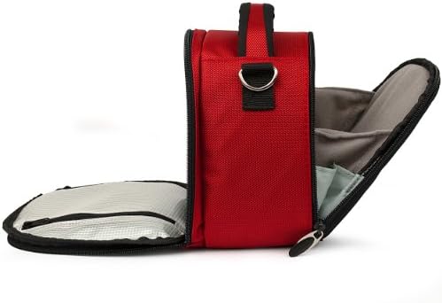 Vangoddy Laurel Fire Red Case Case Bag para Kodak Pixpro Astro Zoom, Zoom amigável, câmeras compactas para avanços