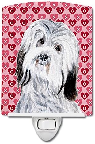 Tesouros de Caroline SC9713CNL Corações Havanese e Love Night Light, compacto, certificado Ul, ideal para quarto,