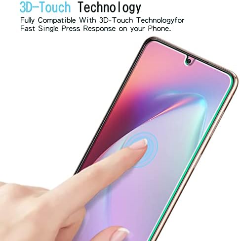 Protetor de tela Kareen [2-Pack] para Samsung Galaxy S21 Plus 5G Vidro temperado de 6,7 polegadas, suporta o leitor