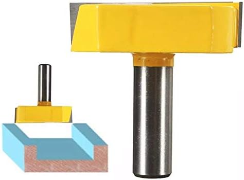 Broca jf-xuan haste de 2-1/4 polegadas de diâmetro de limpeza inferior do roteador de madeira cortadora de moagem de madeira de 1/2 polegada.