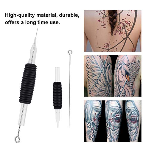 10pcs Tattoo Grip 3RL Tattoo Grips, Tattoo Handle Tubes, A agulhas de tatuagem descartáveis ​​Conjunto de garras