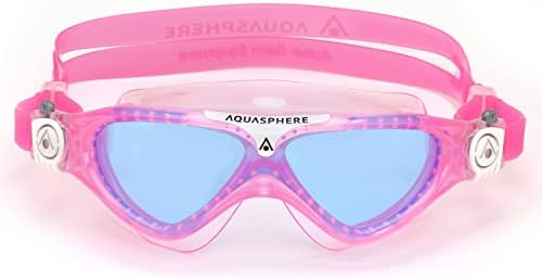 Óculos de natação júnior aquasphere Vista - Visão de 180 graus, selo hipoalergênico sem vazamentos, anti nevoeiro e arranhão