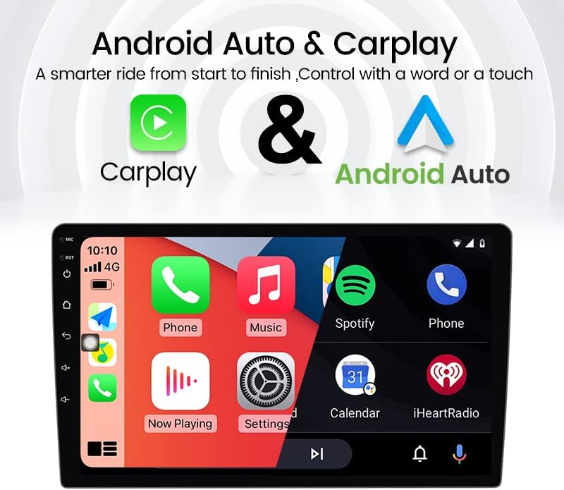 Android 10 estéreo de rádio para Toyota Passo Daihatsu Boon Sirion Subaru Justy Perodua Myvi, Biorunn 9 polegadas de 8 polegadas GPS