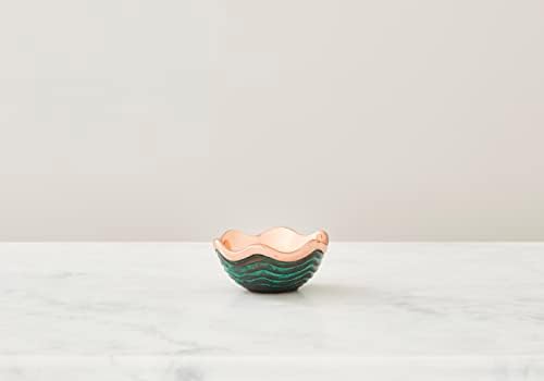 NAMBE Small Copper Canyon Bowl | Tigela de frutas ou lanches de 6 polegadas para balcão de cozinha, mesa, decoração de