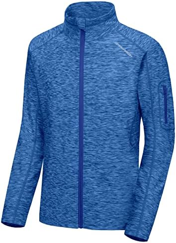 Dasawamedh Men's Running Sport Track Jacket Full Zip Workout Athletic Fitness Jackets para treinamento