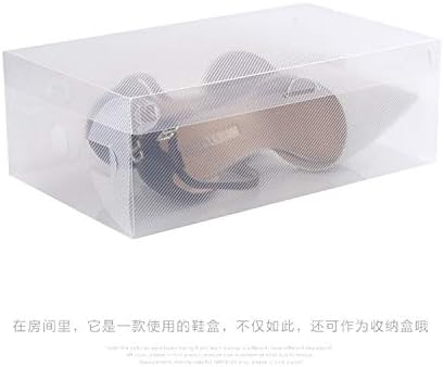Sapatos de armazenamento JLCHEN Caixa de armazenamento de sapatos masculino para homens plásticos plástico de sapato de sapato empilhável
