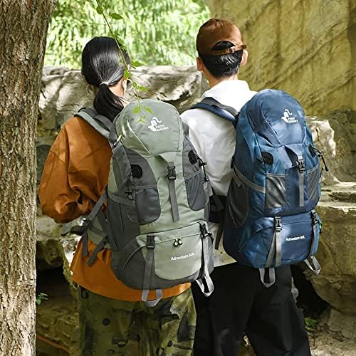 Mochila de caminhada resistente à água BSEASH 50L, bolsa de viagem de mochila esportiva ao ar livre ao ar livre para camping em turnê