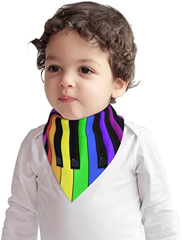 Música de babador de algodão augenstern Joy Joy Rainbow Baby Bandana Drool Bibs babador de comida de dentição