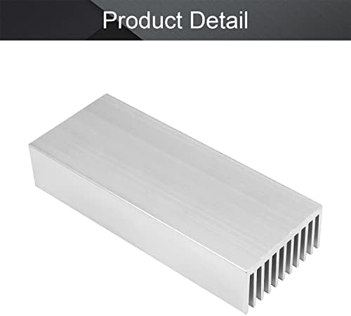 OTHMRO 1PCS Silver Aluminium Refriques Refrigeração da placa de circuito de resfriador de barbatana para LED Device de Circuito Integrado de Semicondutores40 X20CM