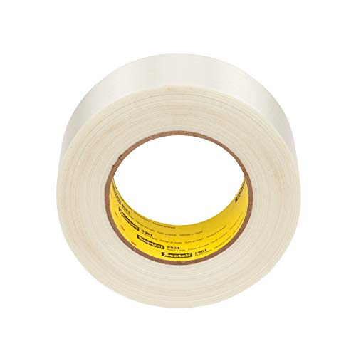 Fita de filamento escocês 8981, limpo, 12 mm x 330 m, 6,6 mil, 12 rolos por caixa