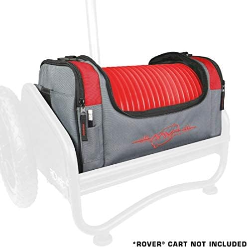 MVP Disc Sports Sports Nucleus Tournament Disc Golf Bag com tiras quad - vermelho