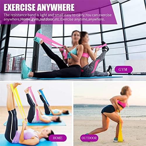 Banda de resistência ao exercício de fitness jydbrt yoga pilates elástico treino de borracha treinamento elástico drawcord