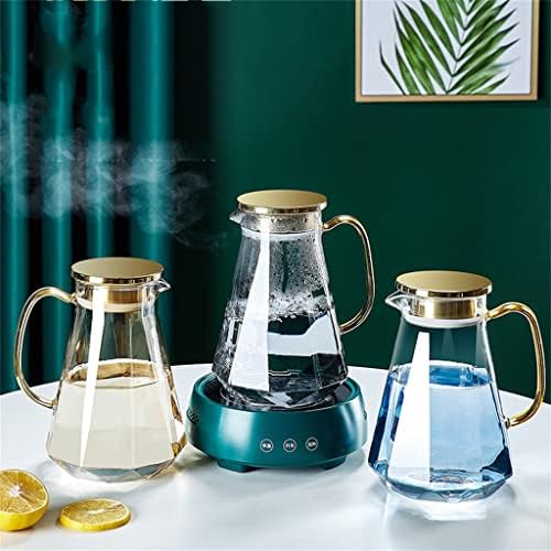 HDRZR Tarde Tea Tea Set Water Set Sala de estar de estar nórdica de vidro nórdico Aquecimento de frutas de chá de chá de flores