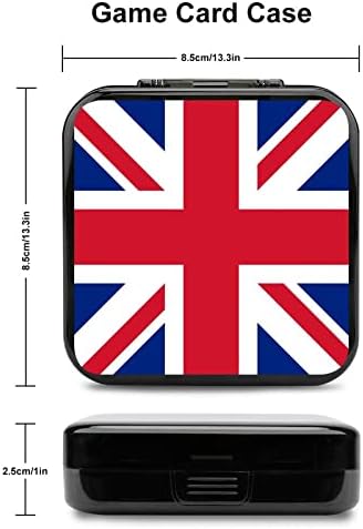 Caixa de cartão de jogo de bandeira da bandeira da Inglaterra para troca de troca personalizada Caixa de armazenamento