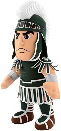 Bleacher Creaturas Michigan State Spartans Sparty 10 Figura de pelúcia- um mascote para brincar ou exibir