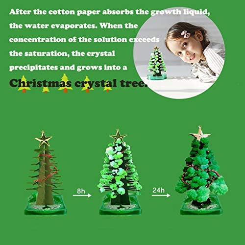 Árvore de Natal de Papel Diy Sinifer, Árvore Mágica de Cristal, Presente para Meninos e Meninas, Decoração de Festival Home