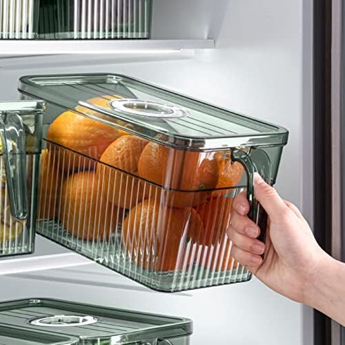 Armazenamento de geladeira Goodliest, contêiner de alimentos Caixa de alimentos para design de toca -toca
