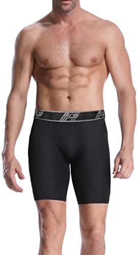 HOPLYNN 4/6 Pacote shorts de compressão homens Menwear Spandex Sport Shorts Athletic Workout Running Performance BaseLayer Shorts