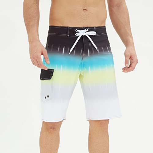 Verão masculino shorts shorts masculinos de primavera e verão Casual Gradiente Colo