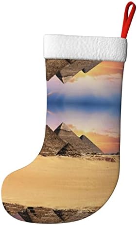 Elbull personalizado meias de natal egípcios antigos de Natal para decorações de festas de natal de férias em família