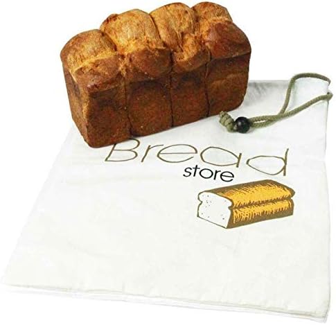 Saco de pão de tecido 28 x 38 cm