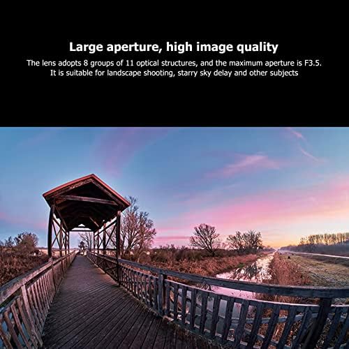 7,5 mm f3.5 Ultra -Wide Angle Lens de vidro óptico Fisheye Lens Substituição para lente de câmera 80D 77D DSLR