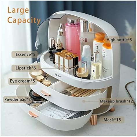 Ofungo Organizador multifuncional para cômoda de banheiro portátil portátil de maquiagem de maquiagem de maquiagem