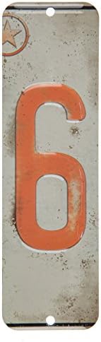 Placa retro -retrô antiga Indiviidual Alphabet Monogram Wall Letters Use com caixas de correio montadas na parede, mancave, nome de feitiço de garagem ou berçário exclusivo para adolescentes