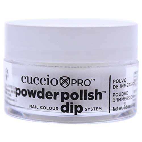 Cuccio Color Powder esmalte - laca para manicures e pedicures - pó altamente pigmentado que é finamente moído - acabamento durável, cor rica impecável - fácil de aplicar - diamante bling - 0,5 oz